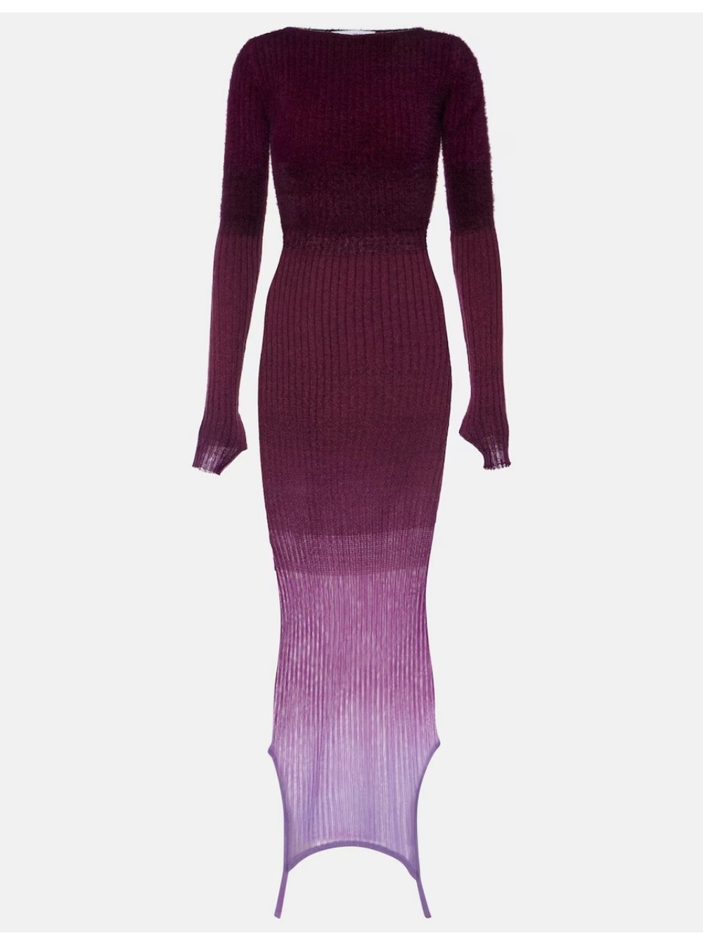 THE ATTICO
Reversible colorblocked midi dress